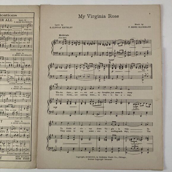 1920s Vintage Sheet Music Gallagher & Shean, Ziegfeld Follies, My Best Girl - Picture 13 of 16